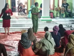 Semarak Kemerdekaan di Dusun Temas: Hiburan Elekton di Rumah Bapak Haji Marwoto Sedot Perhatian Warga