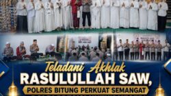 Teladani Akhlak Rasulullah SAW, Polres Bitung Perkuat Semangat Polri Presisi untuk Negeri
