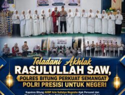 Teladani Akhlak Rasulullah SAW, Polres Bitung Perkuat Semangat Polri Presisi untuk Negeri