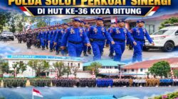 Tampil Gagah Dalam PDL Tactical Biru, Personil Ditpolairud Polda Sulut Perkuat Sinergi Di HUT Ke-36 Kota Bitung